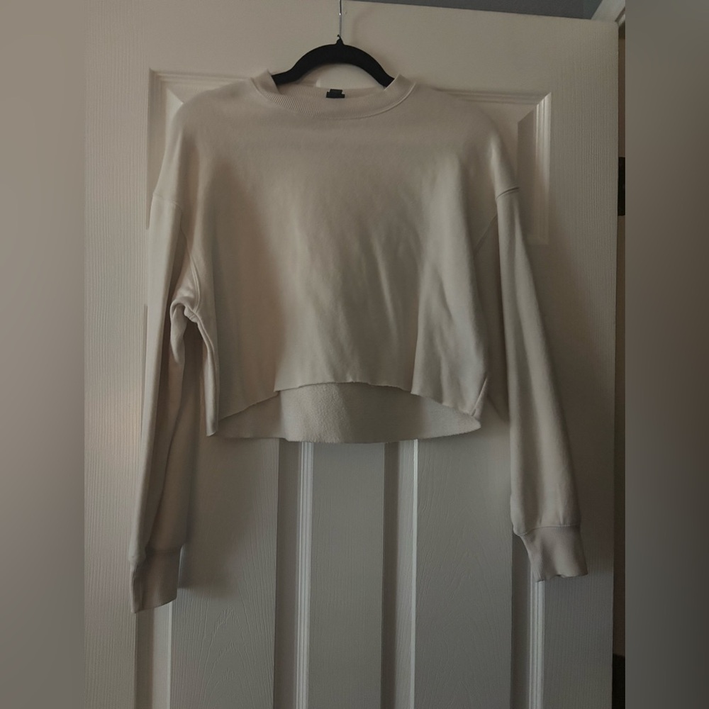 Wild Fable Cream Crew Neck Sweater